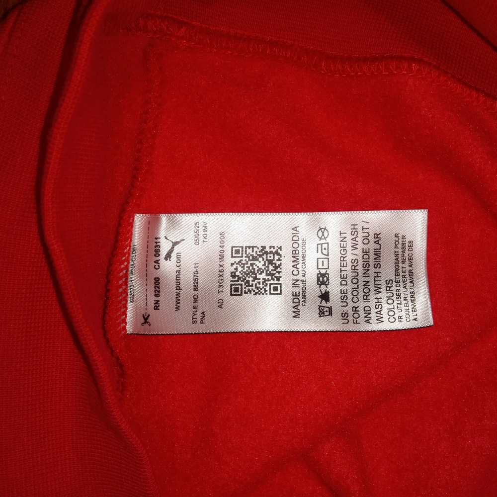 PUMA Men's Red Hoodie - Picture 6 of 8